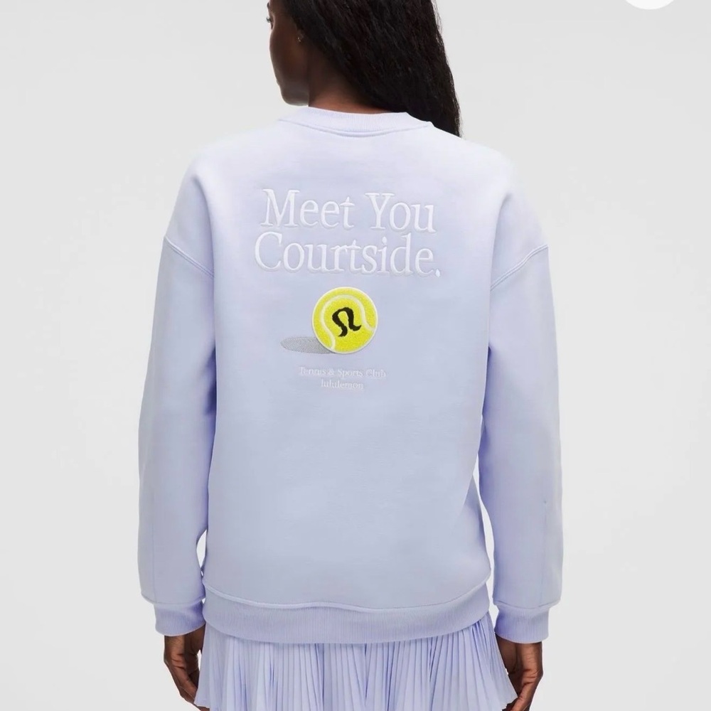 NWT Womens Big Cozy Oversized Pullover Tennis